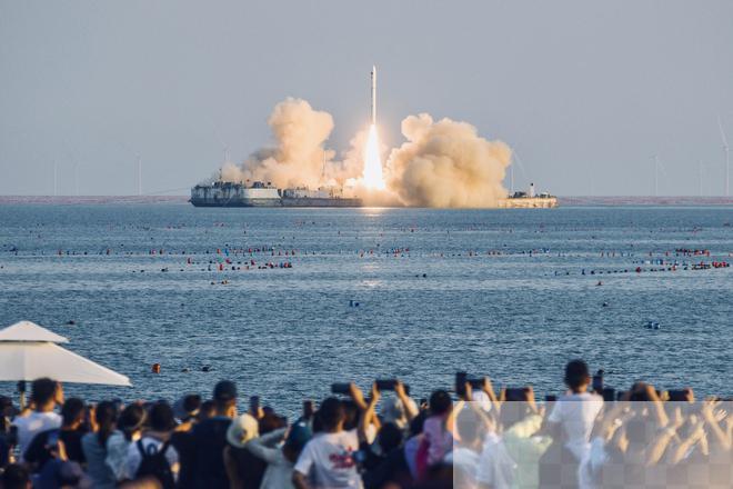 一箭四星 星河动力首次海上发射成功